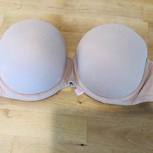 Victoria Secret Pink Strapless Bra 34D